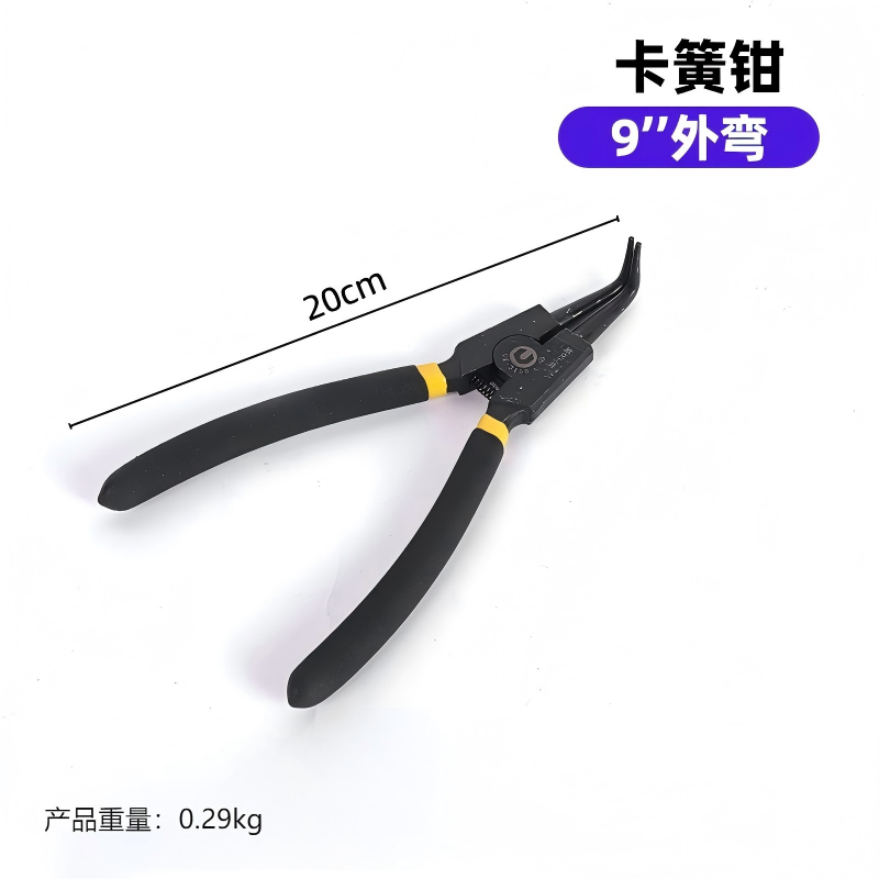 欧克 卡簧钳四件套外直外弯内直内弯 9英寸OK-3158/3168/3178/3188 套高清大图