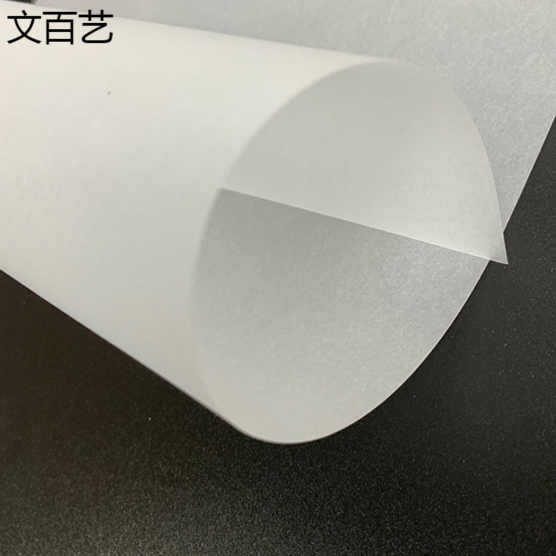文百艺WBY-Z018 80g 3寸 制版硫酸转印纸 拷贝纸 150m/卷 2卷/箱(单位:箱)透明色高清大图
