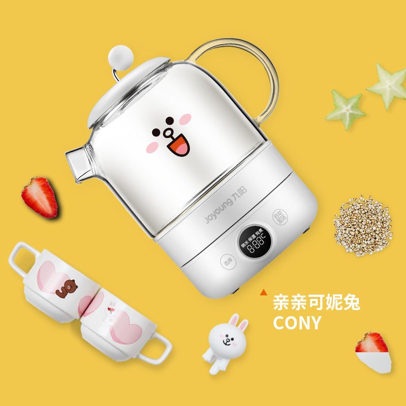 九阳(Joyoung)line养生壶煮茶壶电水壶热水壶烧水壶K08-D601(白)