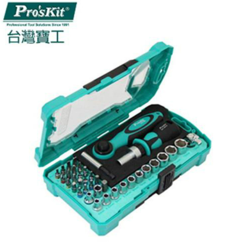 宝工 Pro’sKit SD-2317M 38PCS 棘轮套筒起子组