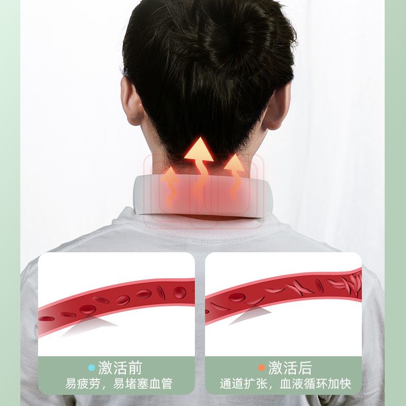 鹰伦-U型颈椎按摩仪 SKT-Y8807高清大图