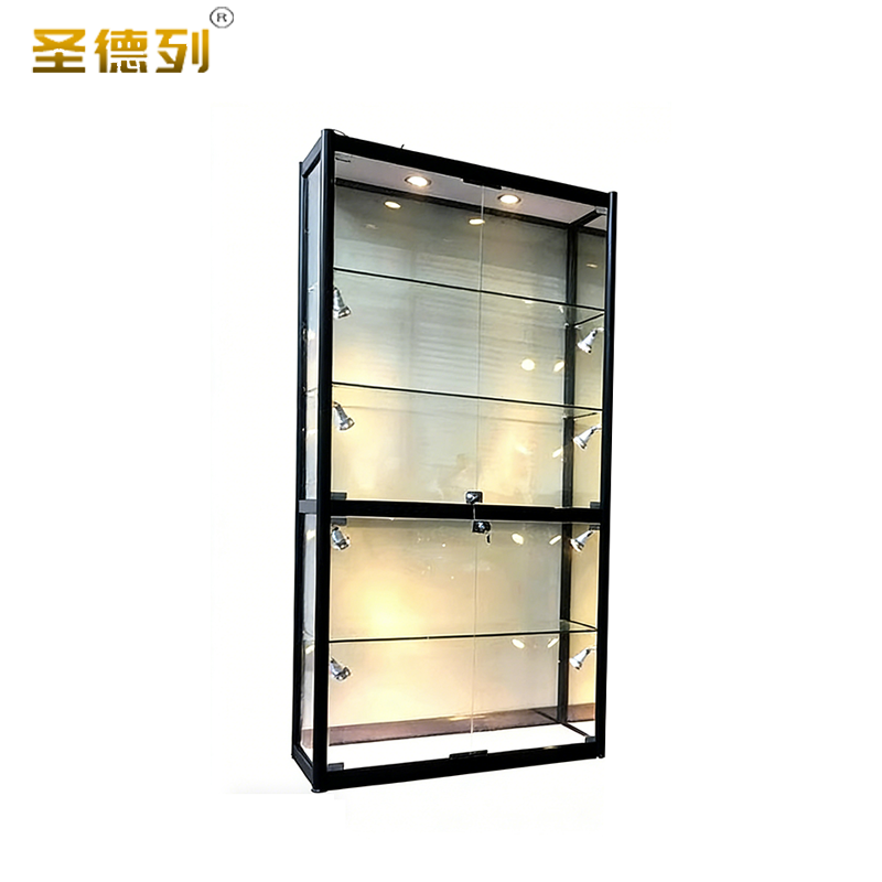圣德列展示柜玻璃透明储物柜I-8 1000*400*2000mm高清大图