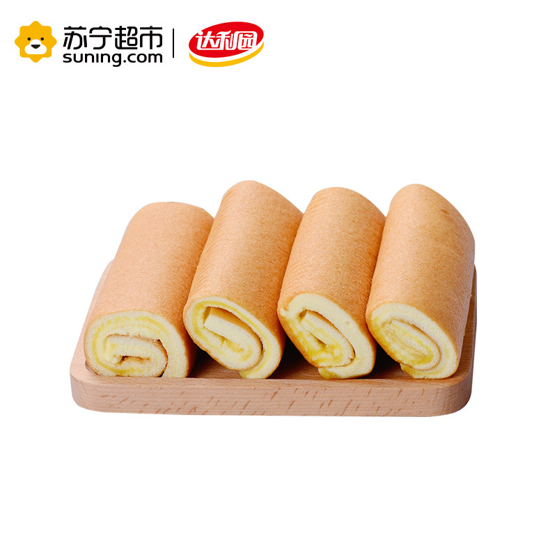 达利园 糕点 面包 零食 瑞士卷6枚180g(品质早餐)