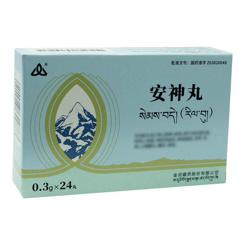 金诃 安神丸 0.3g*24丸/盒