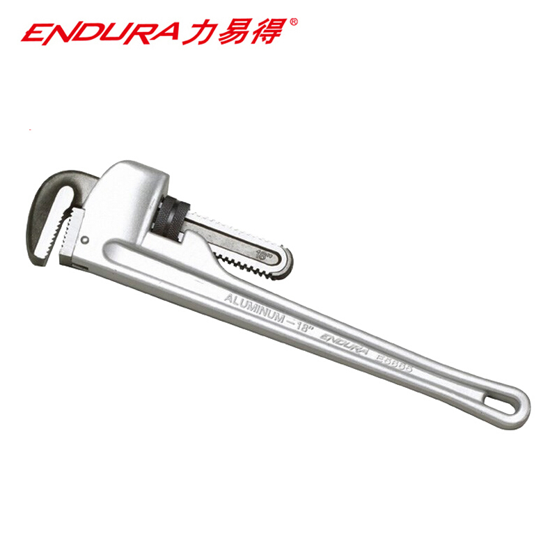 力易得(ENDURA)E5664铝合金管子钳 14英寸水管钳管钳子 350mm 1把(货期3-5天)