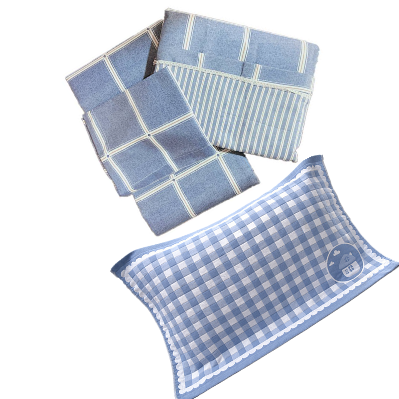 华敏 单人七件套 床单、被罩、枕巾、枕套、被子、褥子、枕头各 1 套高清大图