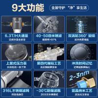 海尔前置过滤器家用净水器6T大通量40微米免换芯净水反冲洗全屋自来水管道 HP-32