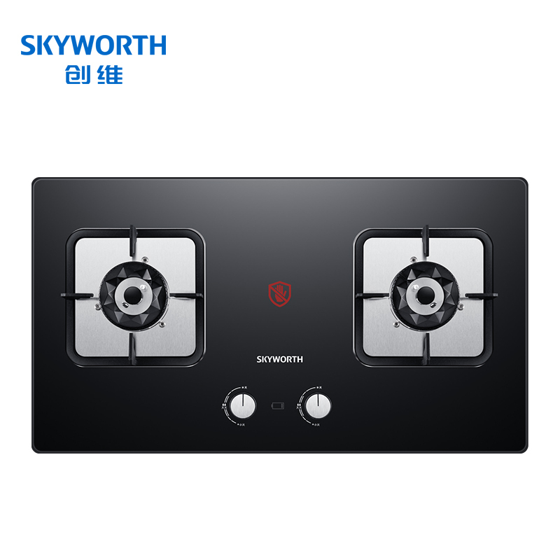 创维(Skyworth) JZY-Z32A燃气灶双灶双眼灶玻璃面板煤气灶大火力灶具嵌入式家用台嵌两用液化气猛火灶