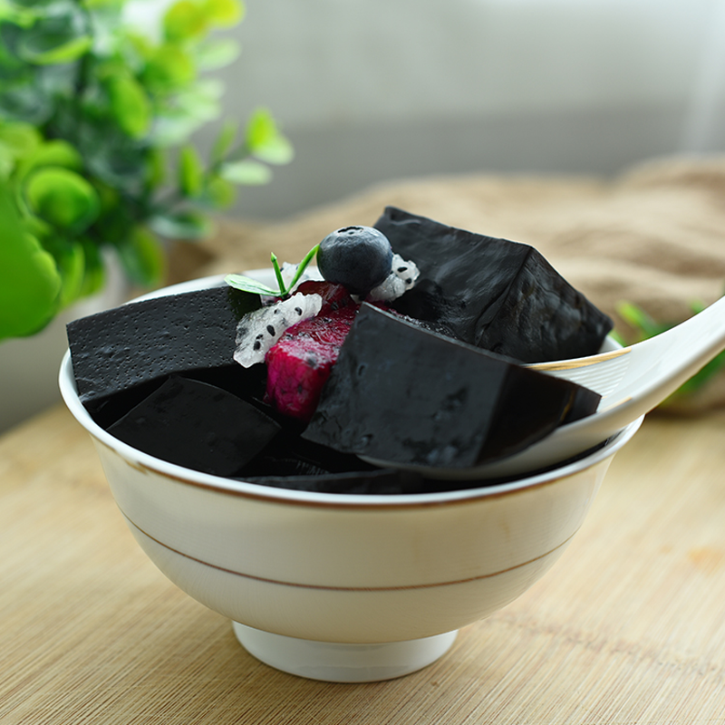 宇峰模具款黑凉粉300g送6连模具量杯白凉粉原料黑凉粉凉粉草做果冻用