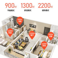 先锋(Singfun)踢脚线取暖器家用遥控定时电暖器居浴两用定时倾倒自动断电防水移动电暖 DTJ-T5