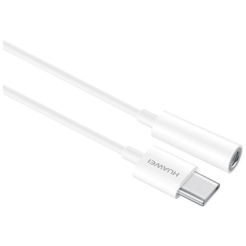 华为HUAWEI 原装耳机插口转换器Type-C转3.5mm耳机孔转接头 CM20