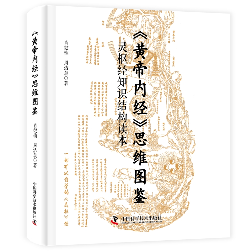 《黄帝内经》思维图鉴:灵枢经知识结构读本 [正版]黄帝内经思维图鉴 肖健楠 周洁晨 灵枢经知识结构读本 中国科学技术出版高清大图