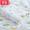 可莉允婴幼儿浴巾吸水儿童宝宝双单层纱布超柔洗澡巾毛巾被 夏季薄