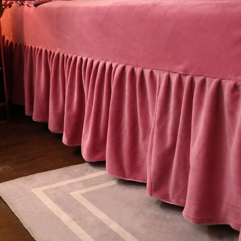 加厚床裙被子四件套床单1.8m床上双面水晶法被套_23高清大图