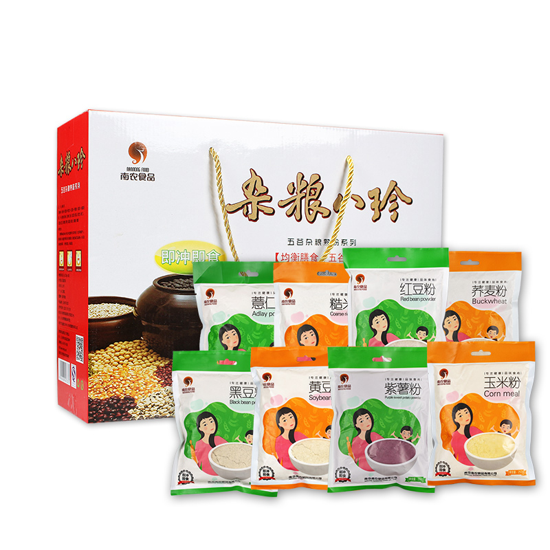 南农食品杂粮八珍粉 中老年人冲泡粉8袋装