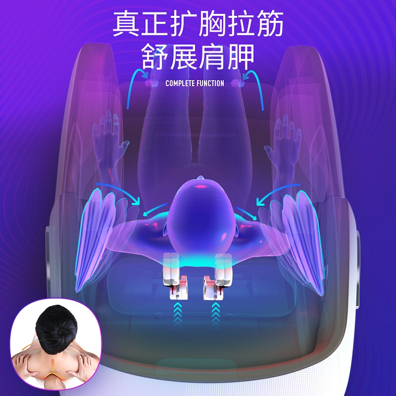 佳仁(JARE) 全自动按摩椅JR-R6 SL导轨太空舱家用全身按摩 杜比环绕声 全包裹气囊 SL型长导轨 弹性机械手
