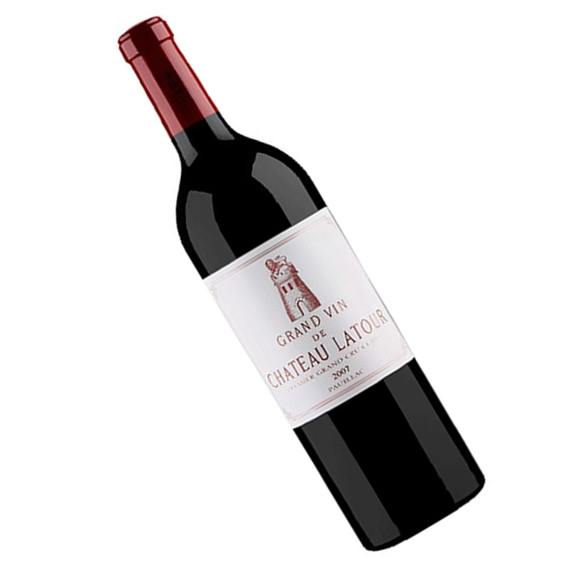 [名庄酒]2007年 拉图酒庄(Latour)干红葡萄酒750ml(正牌) 单瓶装 RP92