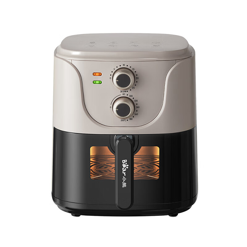 小熊 空气炸锅 家用无油烟低脂多功能电炸锅大容量5L QZG-E16A5//台