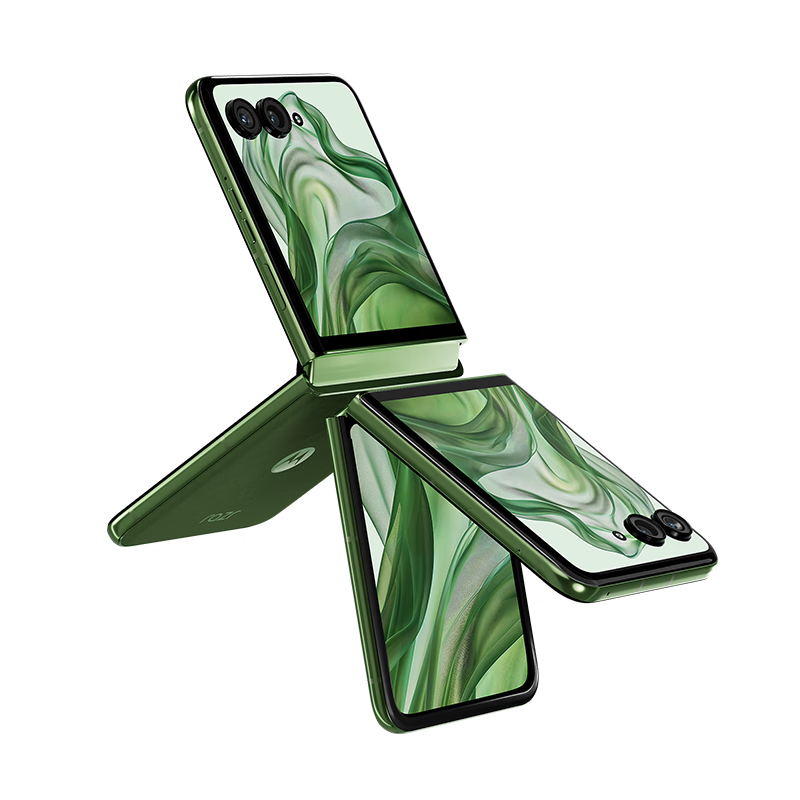 摩托罗拉 联想moto razr 50Ultra第五代折叠屏 4英寸无界大外屏 旗舰影像双卡双待 5GAI手机12+512摩登艾绿