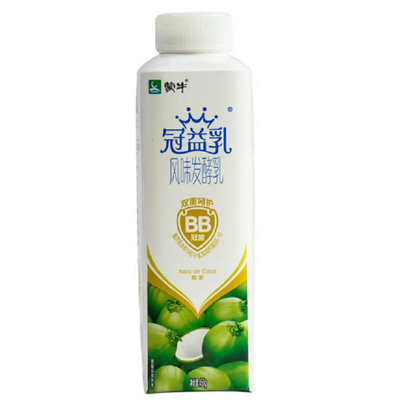 蒙牛冠益乳酸牛奶椰果果粒450g