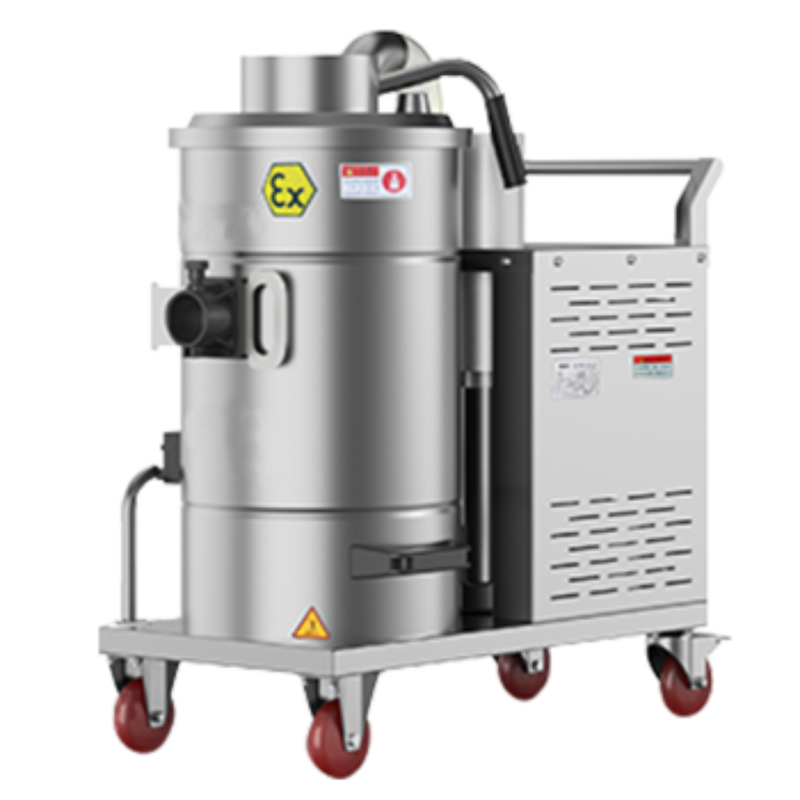 博赫尔(POHIR)电动防爆吸尘器工业整机4.5KW大功率90L干湿多用吸水机PHR-CHF-4.5FB90 380v高清大图