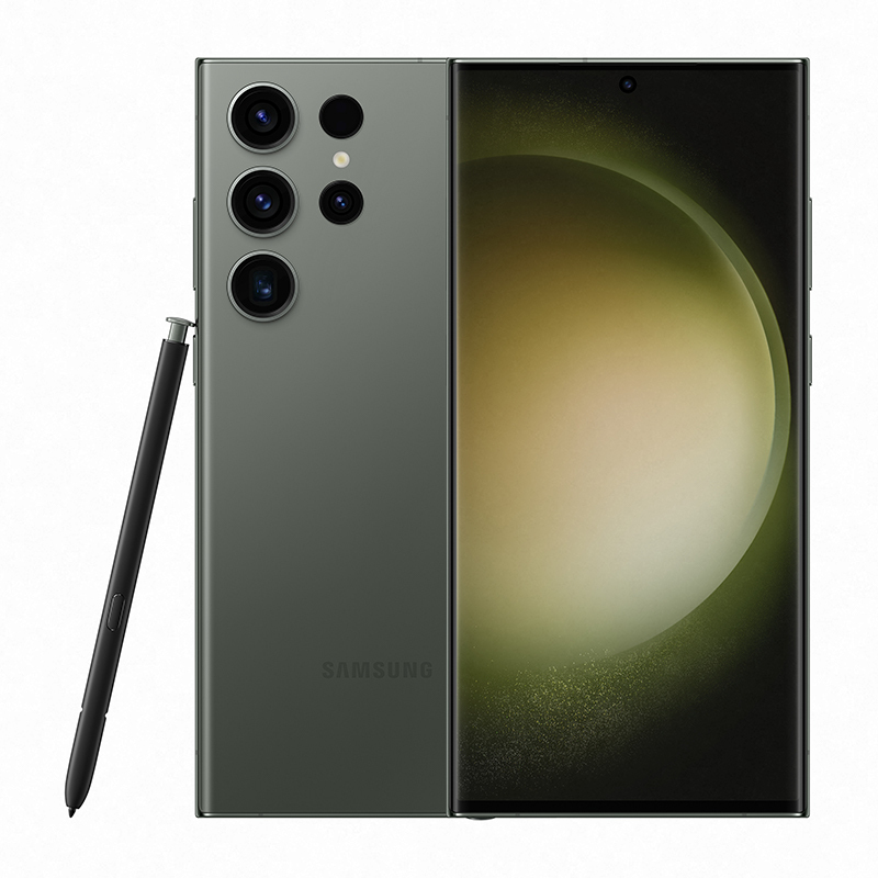 三星Galaxy S23 Ultra（SM-S9180）12GB+512GB 悠野绿5G手机
