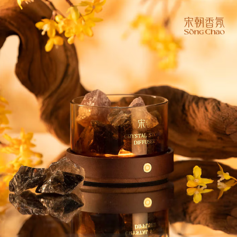 宋朝 雅奢酒店扩香石礼盒 家用精油高级摆件高清大图