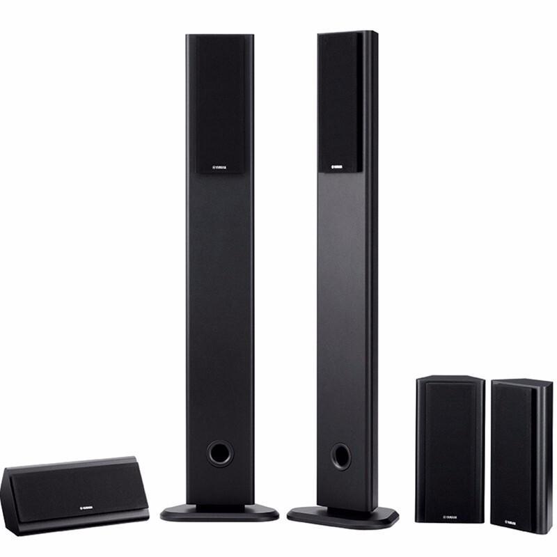 雅马哈(YAMAHA)NS-PA120+RX-V385+SW050家庭影院5.1声道音响组合功放套装木质箱体