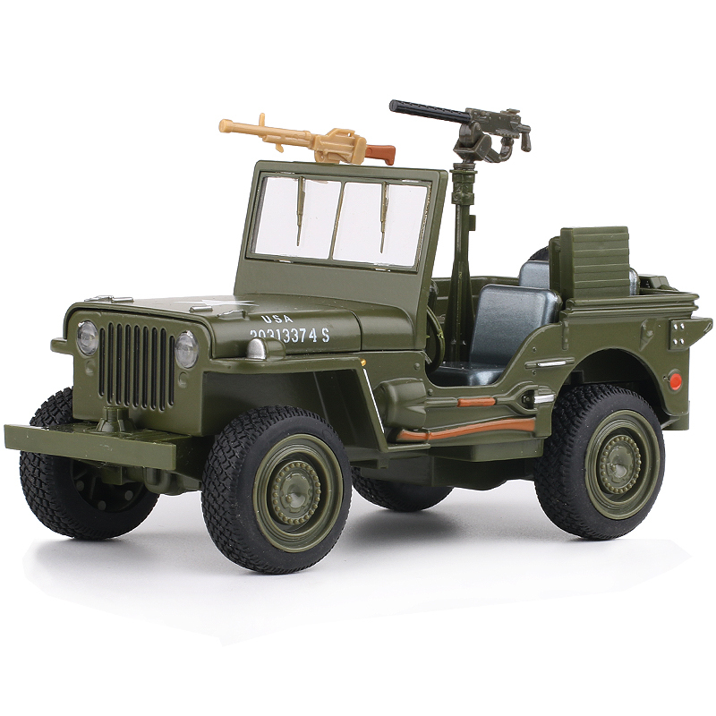 合金解放模型解放卡车导弹发射车炮军车小汽车仿真儿童玩具车 单头