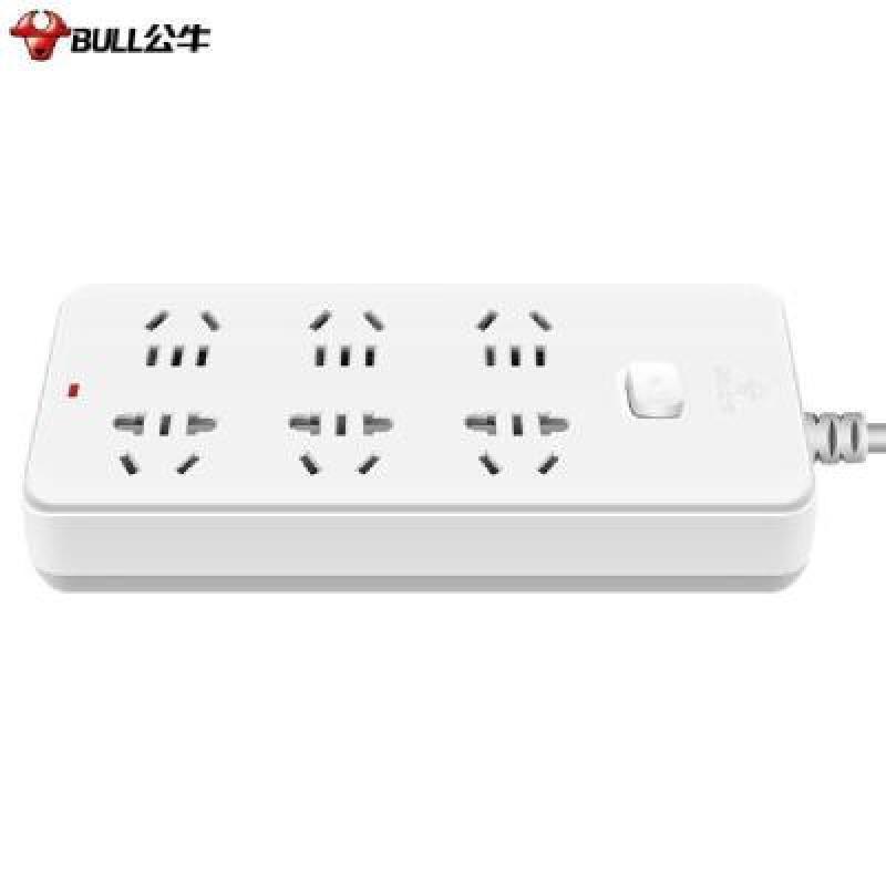 公牛3米六位排插 GN-109K-3插座