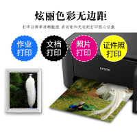 爱普生EPSONL3118/L3116/L3117/L3119墨仓式多功能彩色照片打印机家用A4小型作业错题复印扫描一体机 套餐四