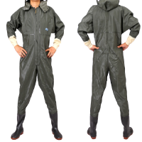 瑞富 下水裤全身下水衣男连体防水鱼裤防水服 180