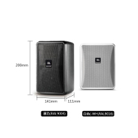 JBL CONTROL 23-1L室外全天候壁挂音箱 会议室背景音乐音响 白色