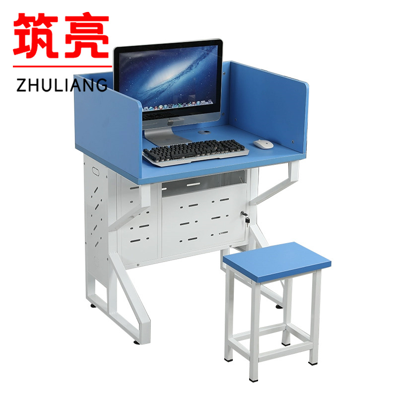 筑亮 单人培训桌 LP80+1椅 套高清大图