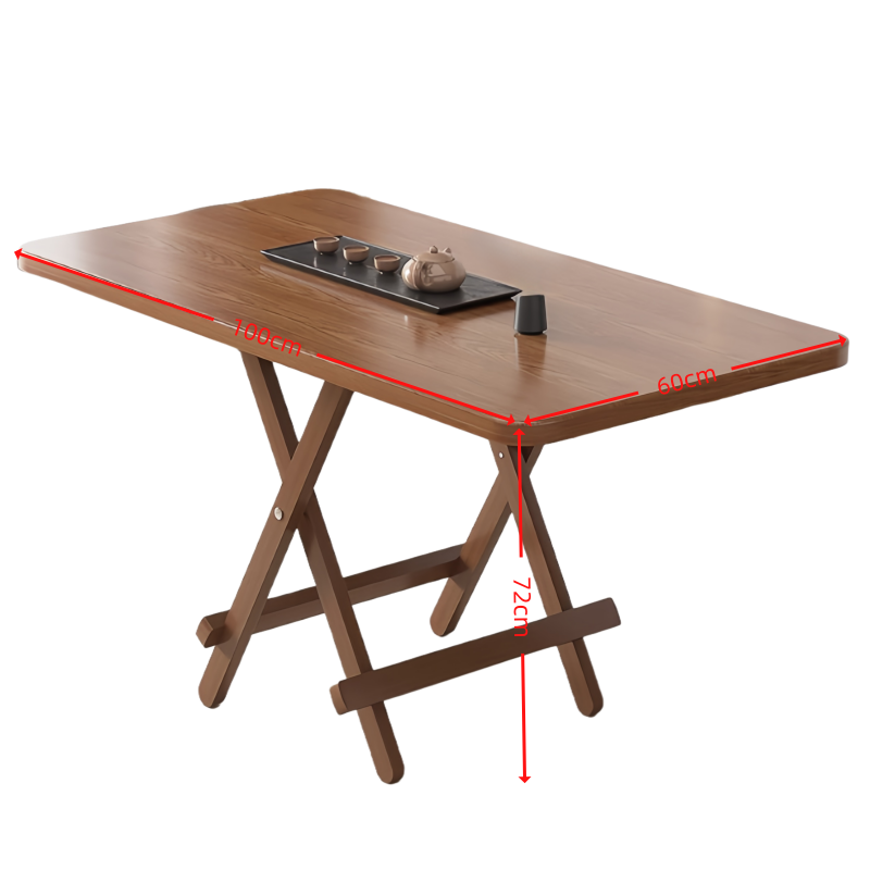 芙首泰折叠餐桌1000*600*720mm张高清大图