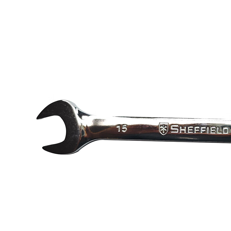 钢盾(SHEFFIELD) S018113 公制精抛光双开口扳手13×15mm【家用】
