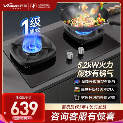 万和(Vanward) 天然气燃气灶 JZT-G6L50