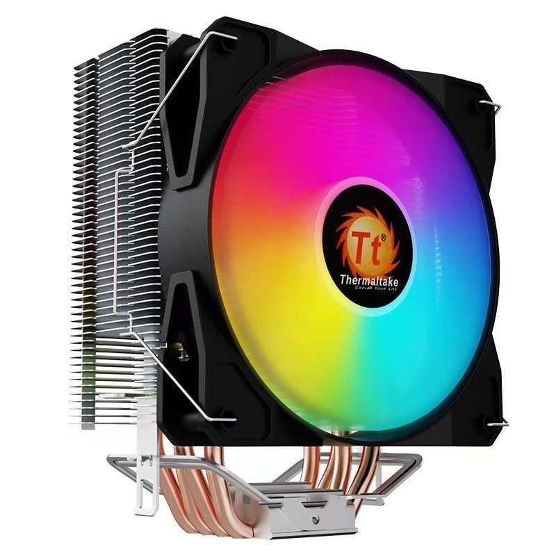 TT水星S400双平台4铜管 双平台3针插口 TT水星S400 CPU散热器台式机12CM风冷电脑静音Intel/AMD