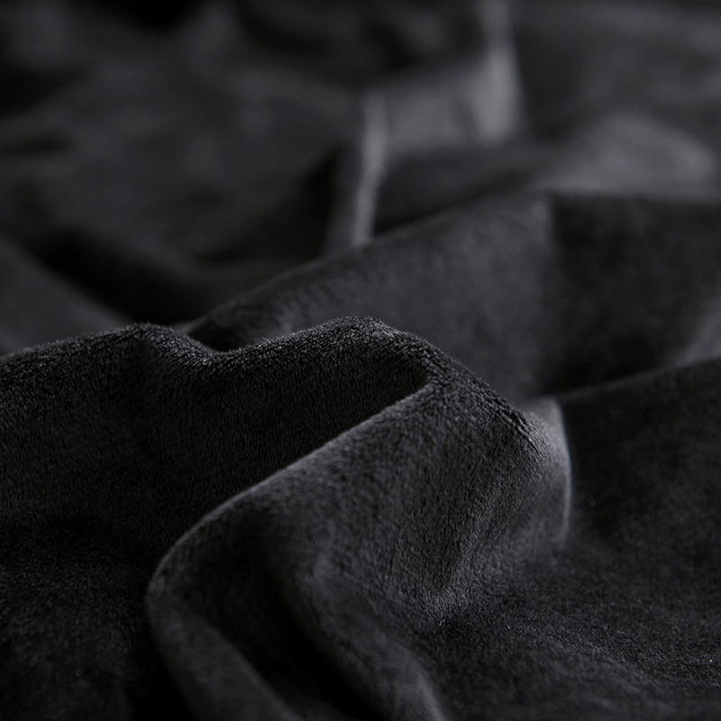 美帮汇床上四件套毛绒 双面绒冬天被套个性男士床单加绒保暖金丝绒高清大图