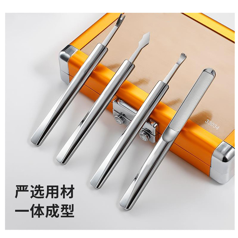 ANTENG 不锈钢指甲剪美容小工具10件套 DT 72682