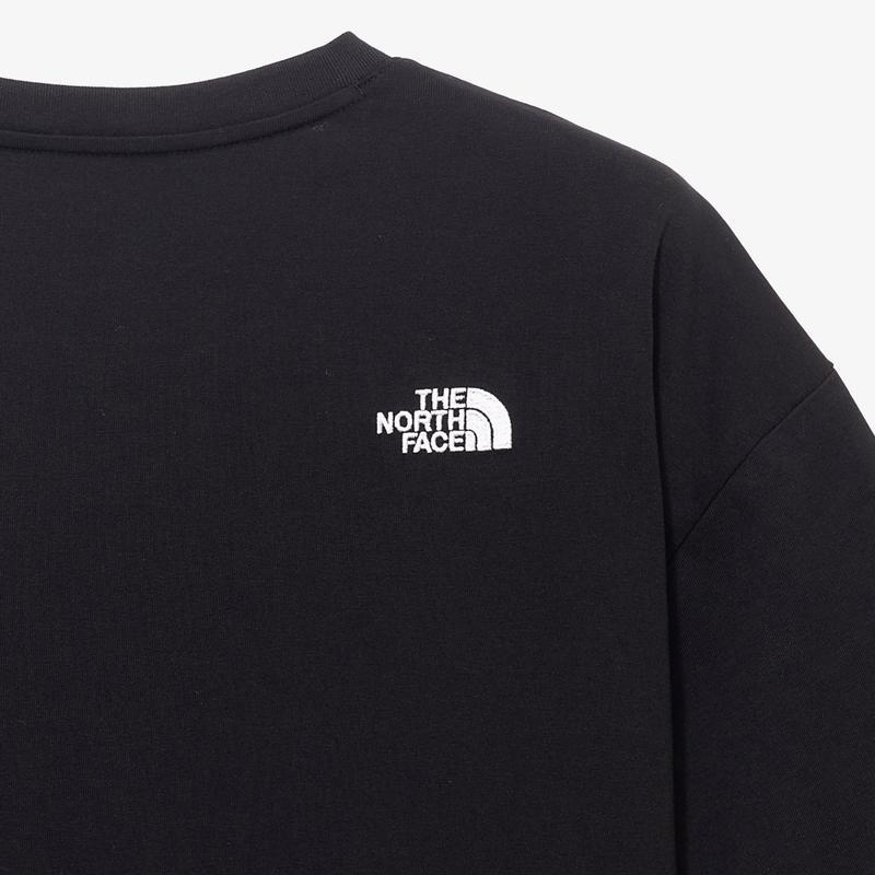 THE NORTH FACE男士运动短袖T恤中心logo设计时尚透气舒适休闲款