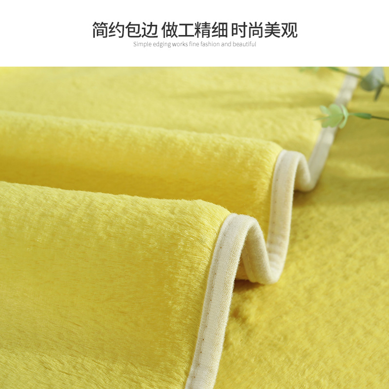 美帮汇兔貂绒冬季汽车坐垫无靠背三件套单个片座垫冬天后排屁屁垫短毛垫高清大图