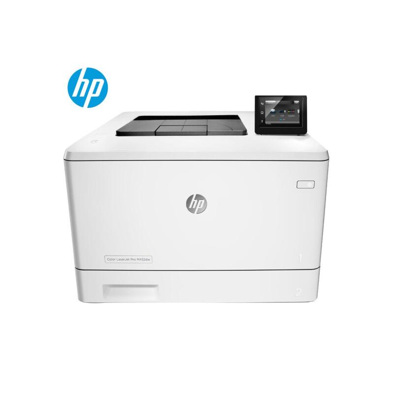 惠普 打印机 M452dw A4彩色激光打印机 单功能打印 M452dw