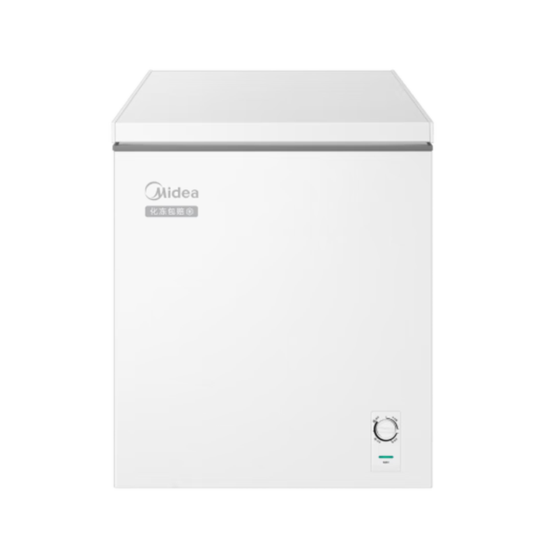 Midea美的145升家用卧式冰柜一级能效大容量冷藏冷冻转换两用单温冷柜 145升 BD/BC-145KMC]高清大图