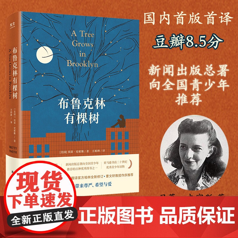 布鲁克林有棵树 贝蒂·史密斯著 豆瓣8.5分 青少年阅读 即使处境再艰难也要寻找向上的力量 外国文学小说书籍 译林出版