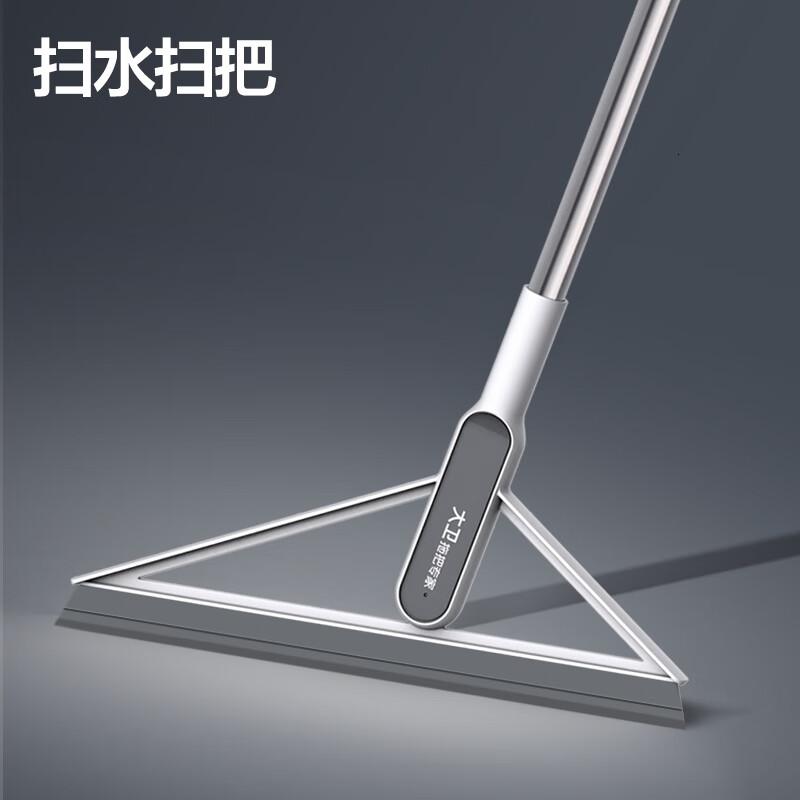 大卫魔术扫把卫生间刮水器地刮速干硅胶黑科技浴室地板扫水刮地神器 扫水扫把 1把高清大图