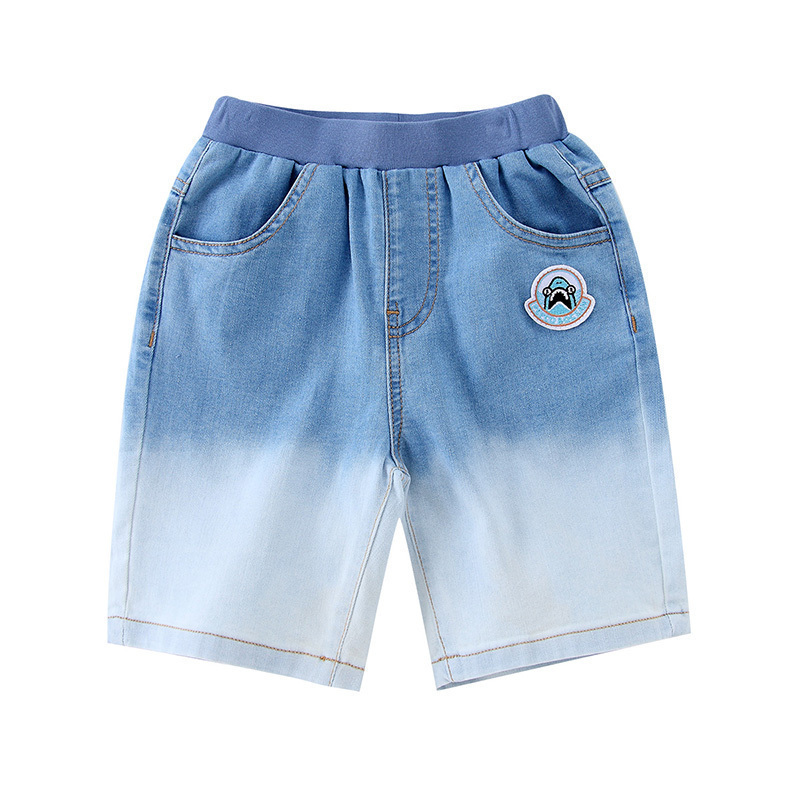小猪班纳童装男童牛仔短裤卡通可爱2020春夏新款儿童五分裤中大童