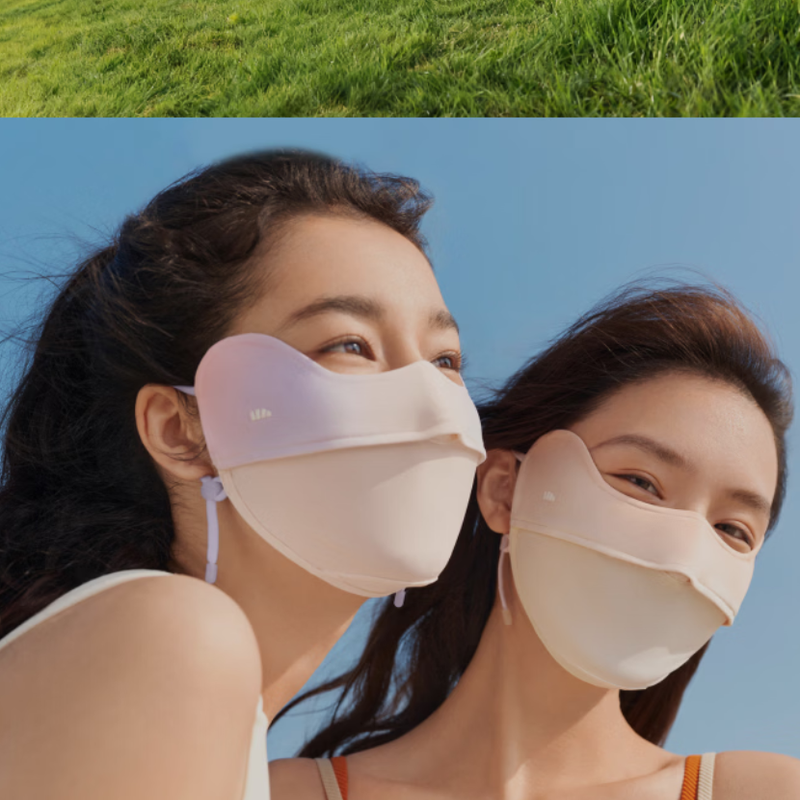 蕉下腮红护眼角防晒口罩AL334高清大图
