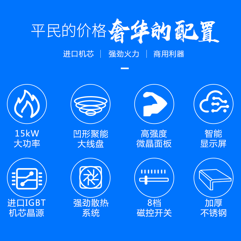 圣托(Shentop)单头无尾小炒炉 酒店餐厅用 单头无尾小炒炉 DCB12高清大图