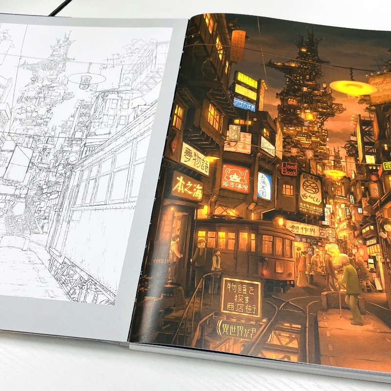 醉染图书废坑之街 poti作品集&作画技巧978751412高清大图